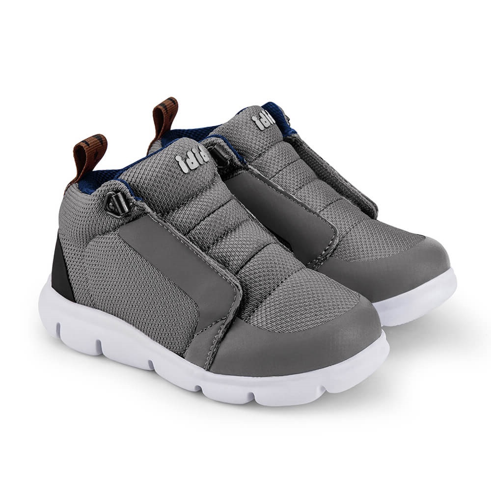 Ghete Bibi Shoes, Energy Baby, New Grey Drop