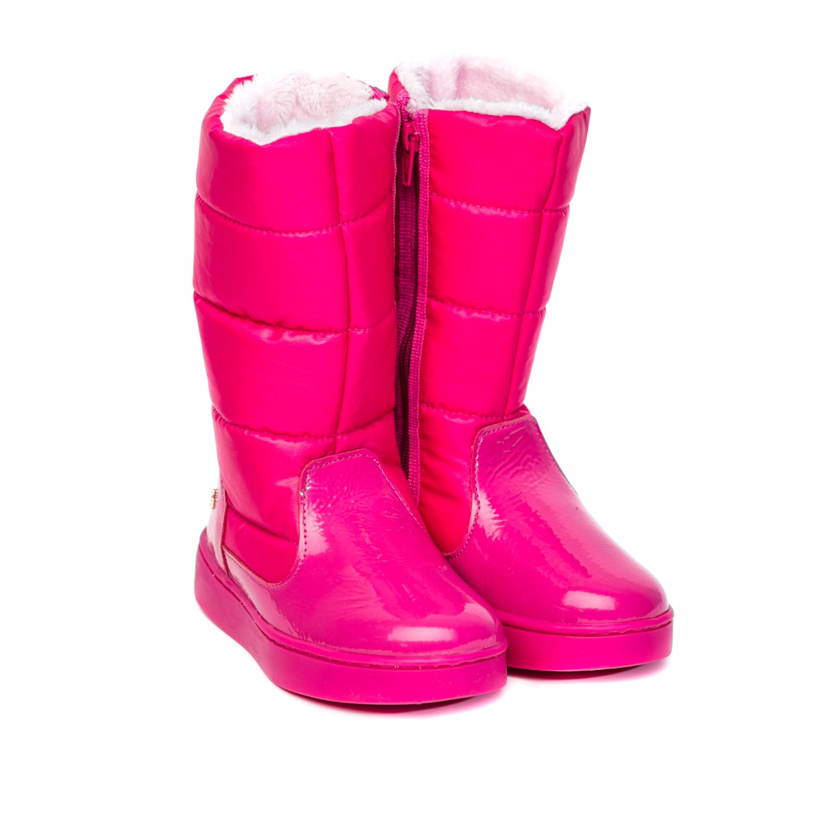 Cizme imblanite, Inalte, Bibi Shoes, Urban Boots, Rosa