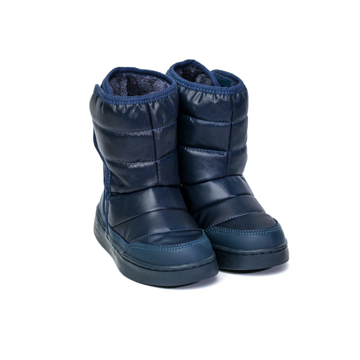 Ghete cu velcro imblanite, Bibi Shoes, Urban Boots, New Azul