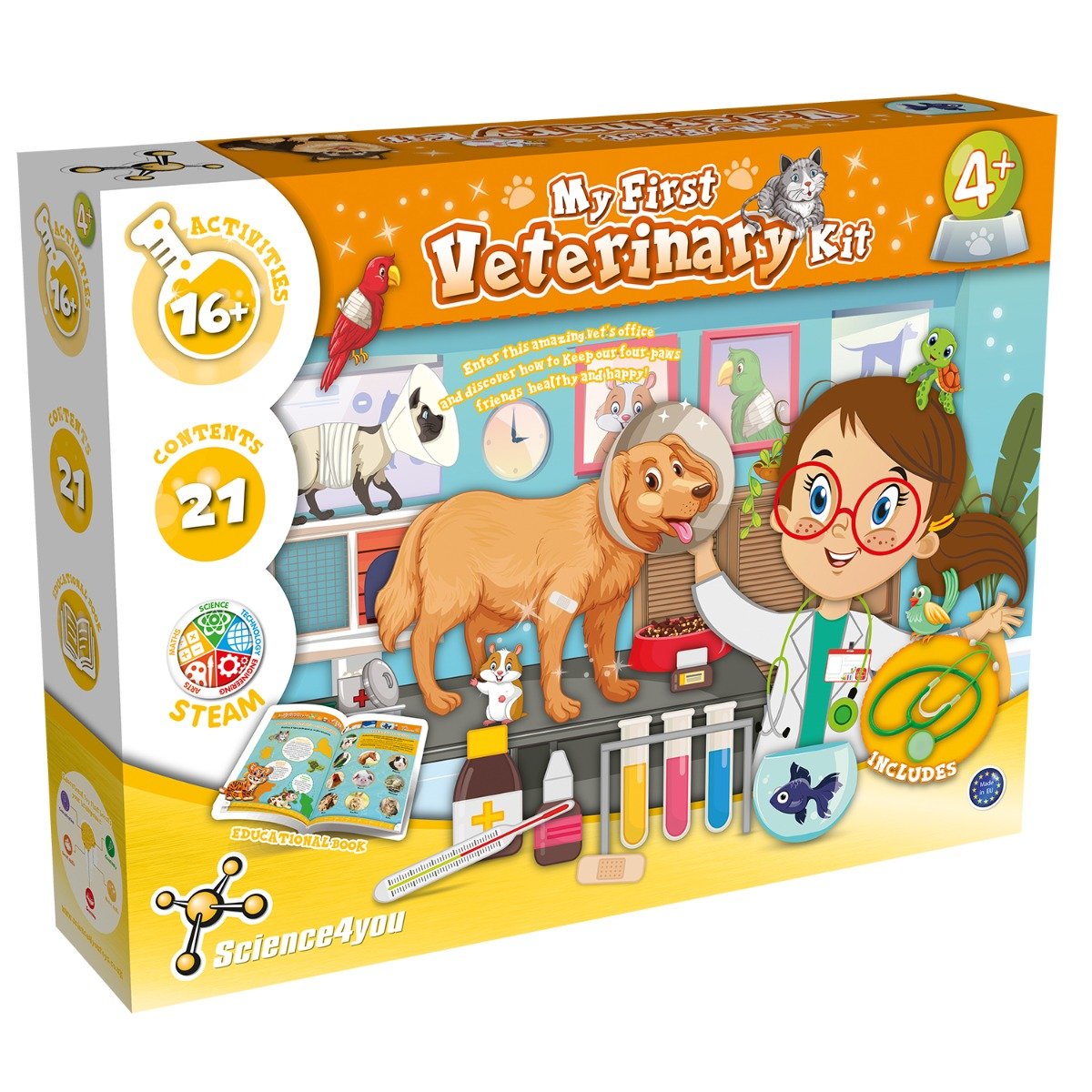 Set de experimente Science4You, Primul meu kit de veterinar