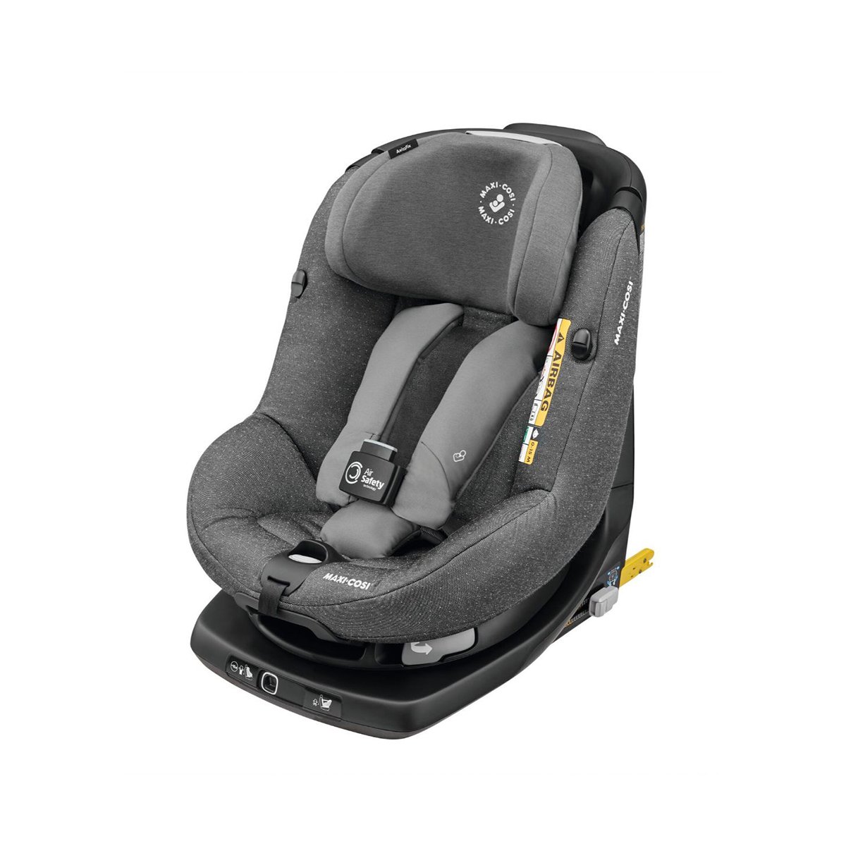 Scaun auto I-Size Maxi-Cosi AxissFix Air Sparkling Grey, 61 - 105 cm, Gri
