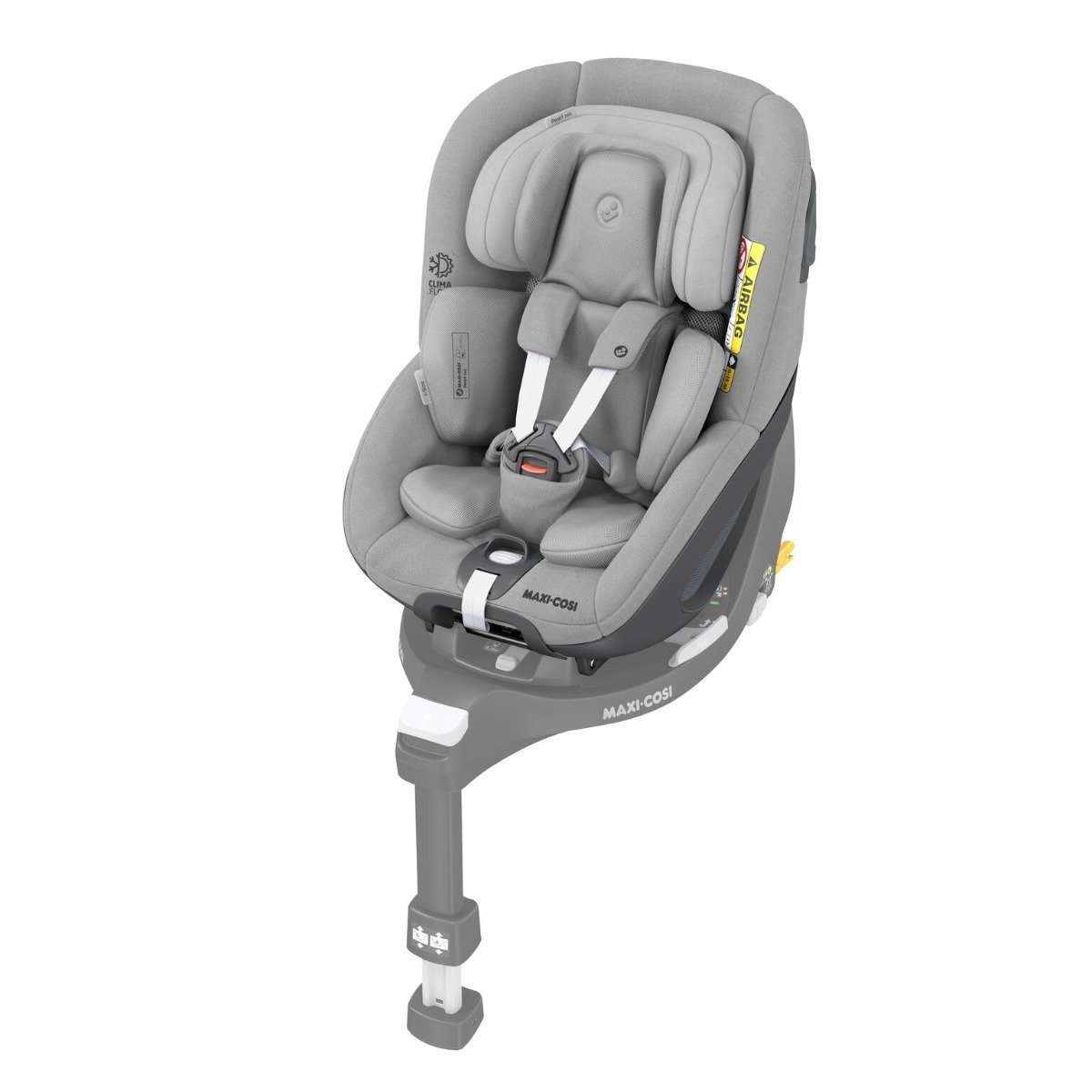Scaun auto i-Size Maxi-Cosi Pearl 360 Authentic Grey, 40-105 cm, Gri