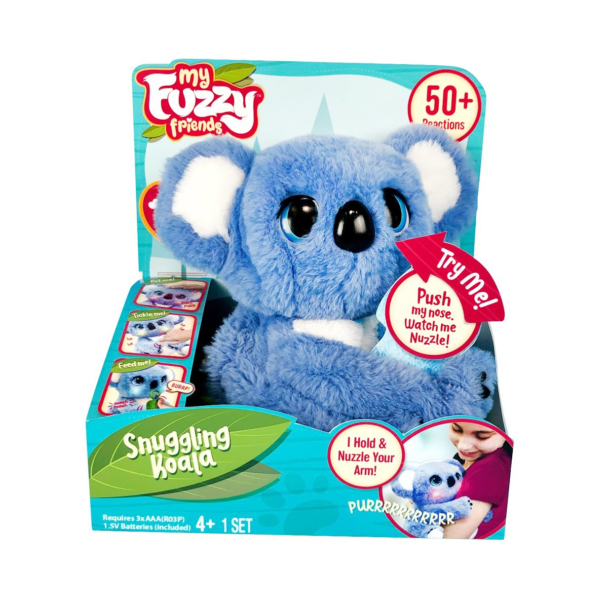 Jucarie de plus interactiva, My Fuzzy Friends, Snuggling Koala