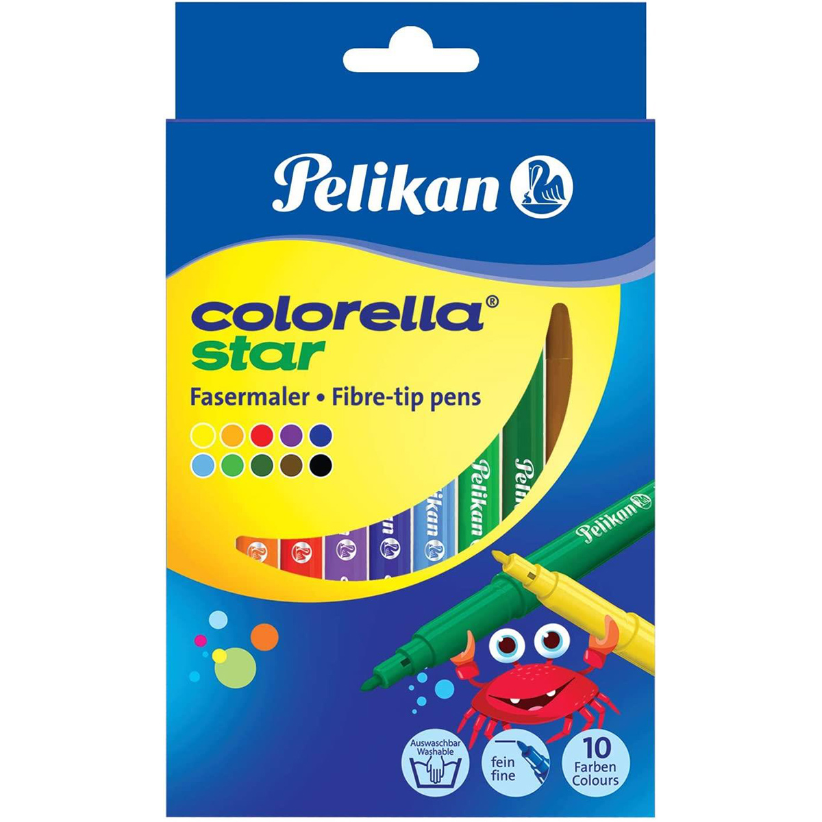 Set carioci Pelikan Colorella Star C302, 10 buc