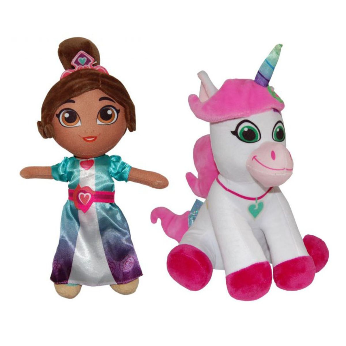 Set 2 jucarii de plus, Play By Play, Nella 35 cm si Trinket 24 cm