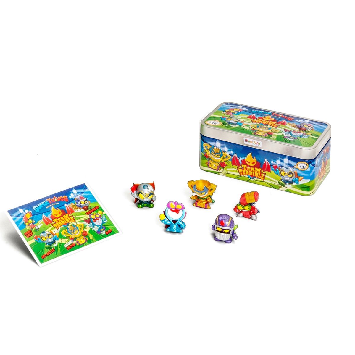 Cutie cu figurine SuperThings, Echipa Tin Terrible