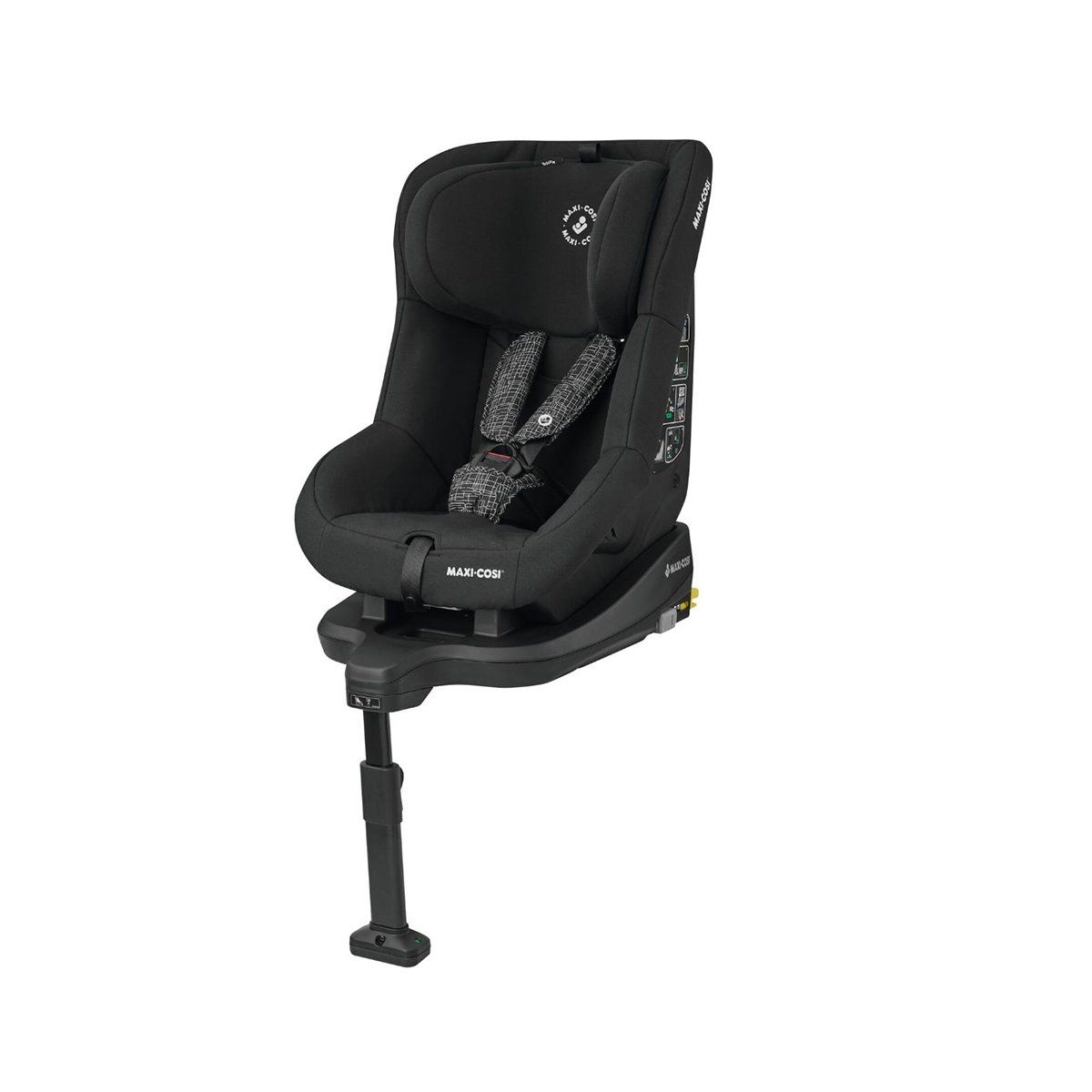 Scaun auto Maxi-Cosi TobiFix Black Grid, 9 - 18 kg, Negru