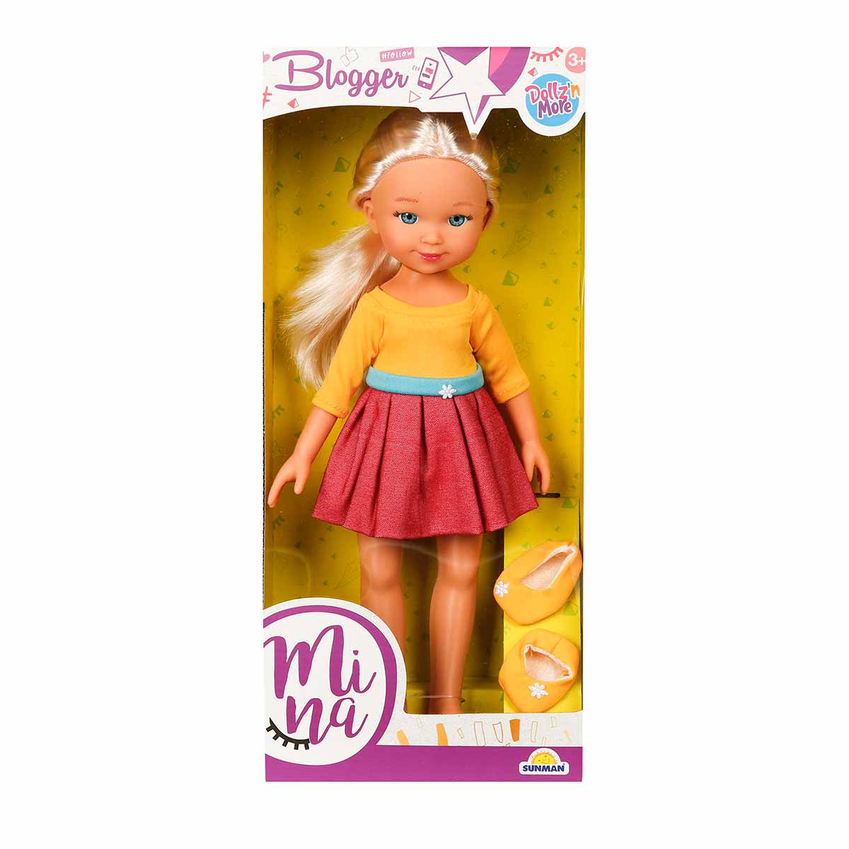 Papusa Mina Blogger, Dollz And More, 35 cm