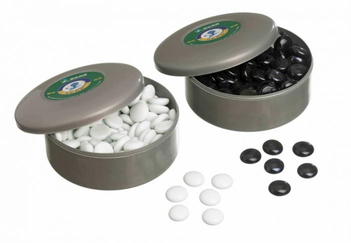 Piese din sticla pentru jocul de go, 18mm