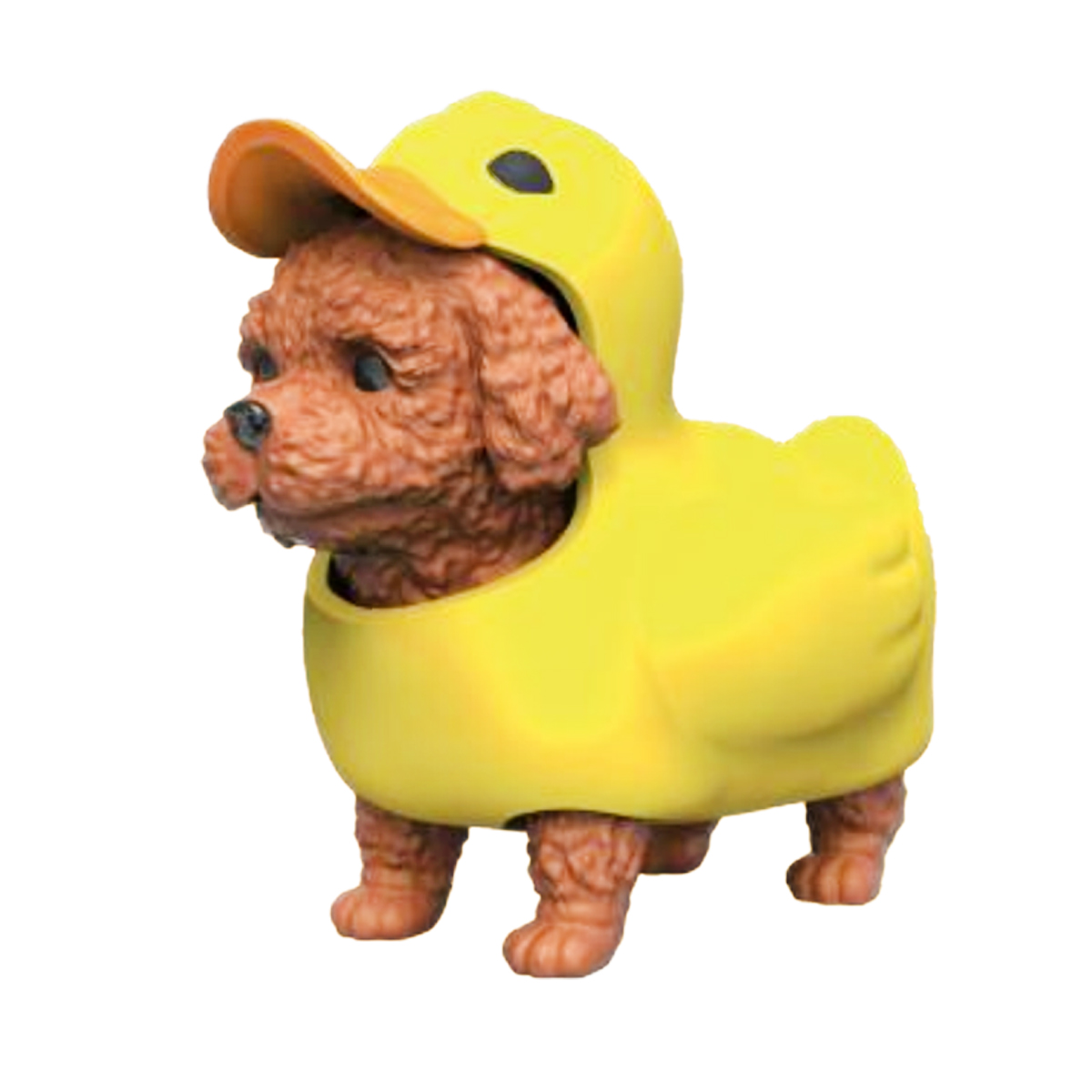 Mini figurina, Dress Your Puppy, Poodle in costum de rata, S2