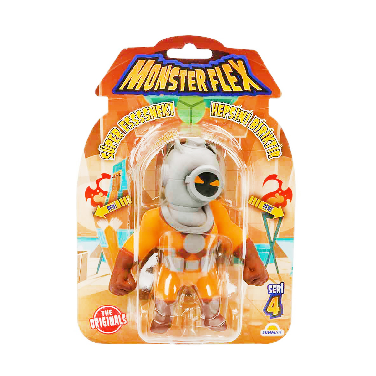 Figurina Monster Flex, Monstrulet care se intinde, S4, Ghost Diver