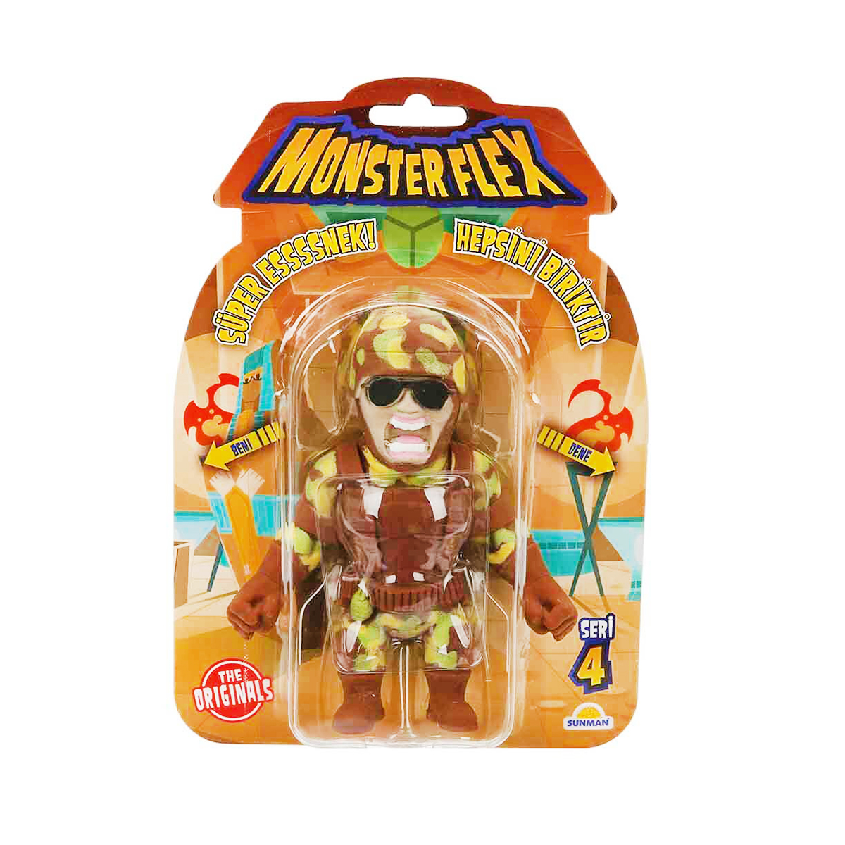 Figurina Monster Flex, Monstrulet care se intinde, S4, Marine Soldiers