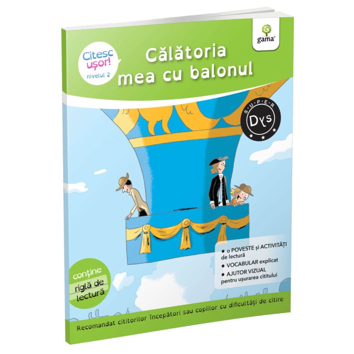 Calatoria mea cu balonul, Citesc usor, Evelyne Barge, Marco Overzee