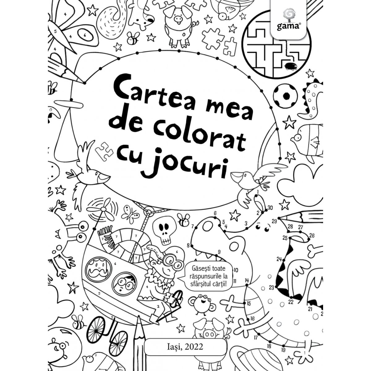 Cartea mea de colorat cu jocuri, Cartea mea cu jocuri