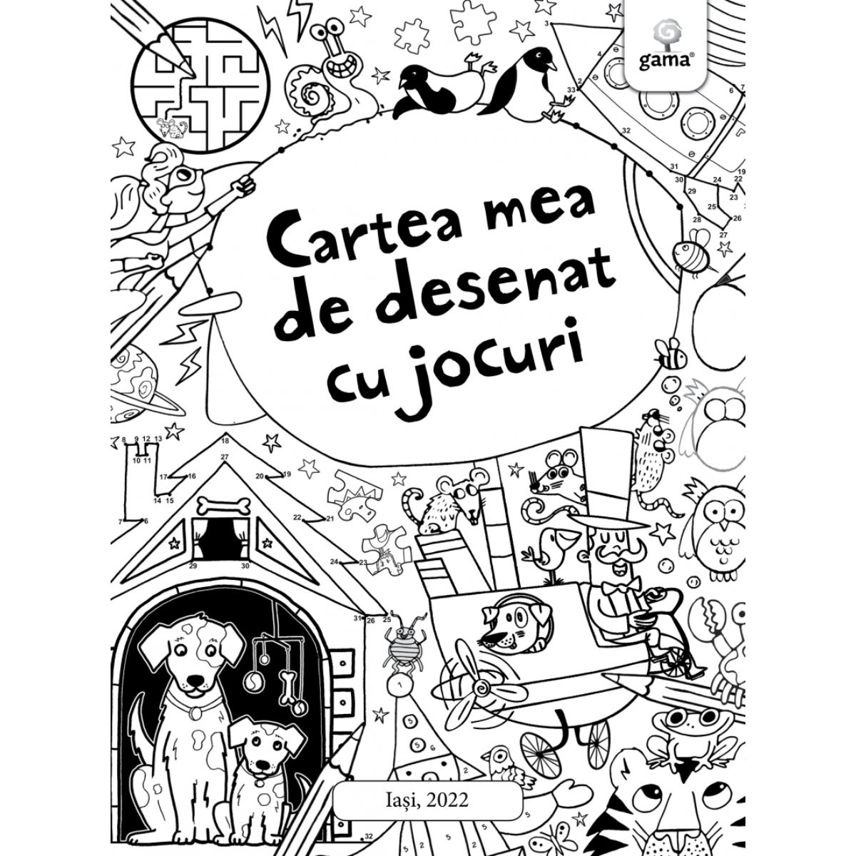 Cartea mea de desenat cu jocuri, Cartea mea cu jocuri