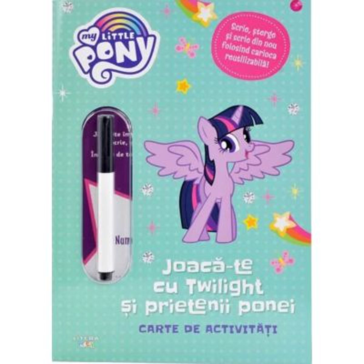 My Little Pony, Joaca-te cu twilight si prietenii ponei, Scrie si sterge