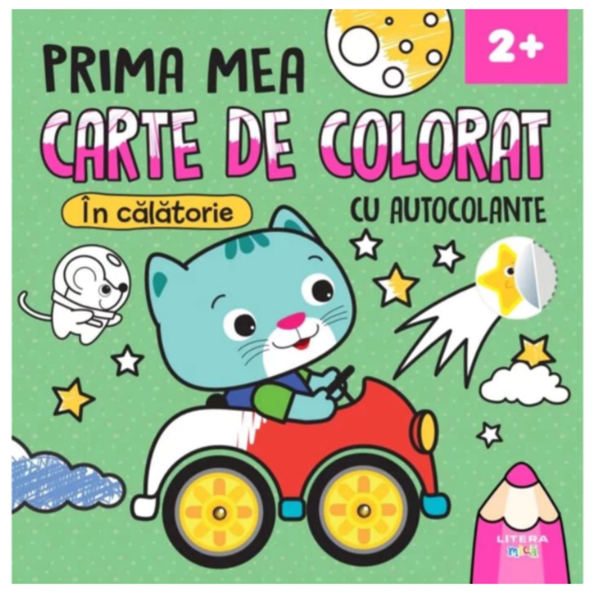 In calatorie. Prima mea carte de colorat