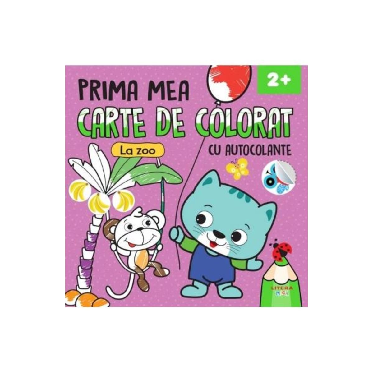 Animale de la ZOO. Prima mea carte de colorat