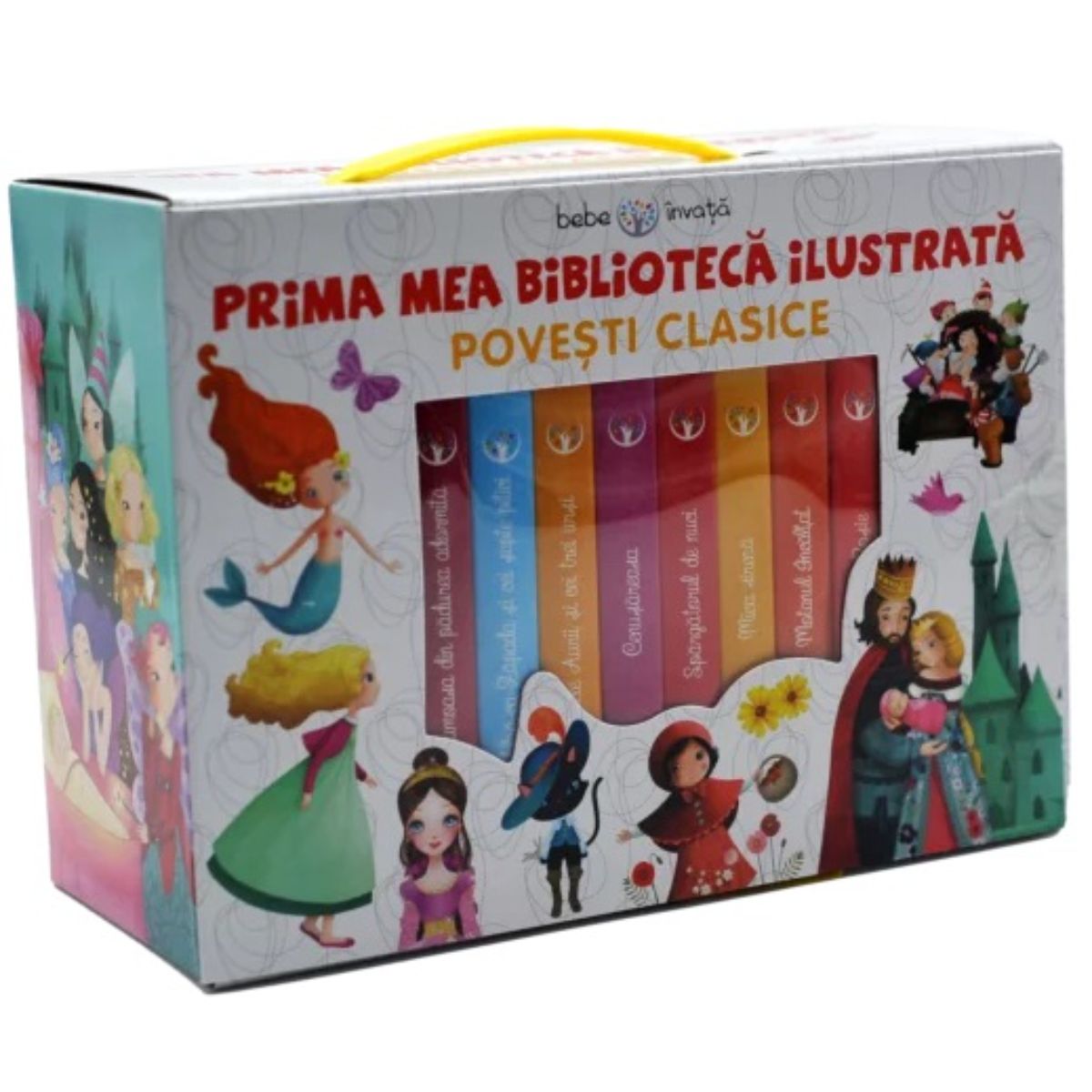 Cutie prima mea biblioteca ilustrata, Povesti clasice (8 carticele)