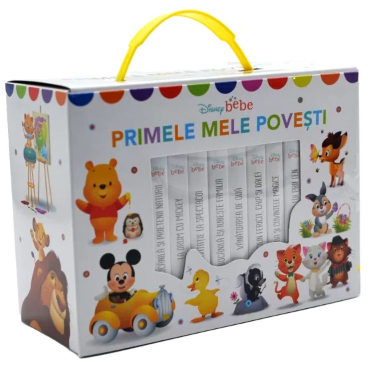 Cutie Disney bebe, Prima mea biblioteca ilustrata, Primele povesti (8 carticele)