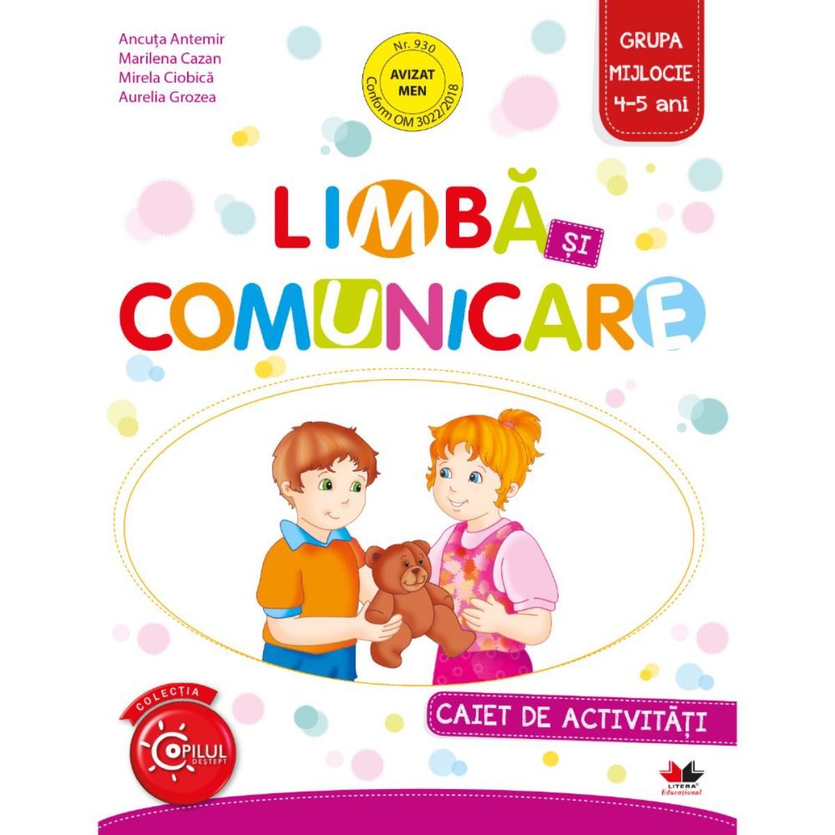 Limba si comunicare, Caiet de activitati, Grupa mijlocie, 4-5 ani