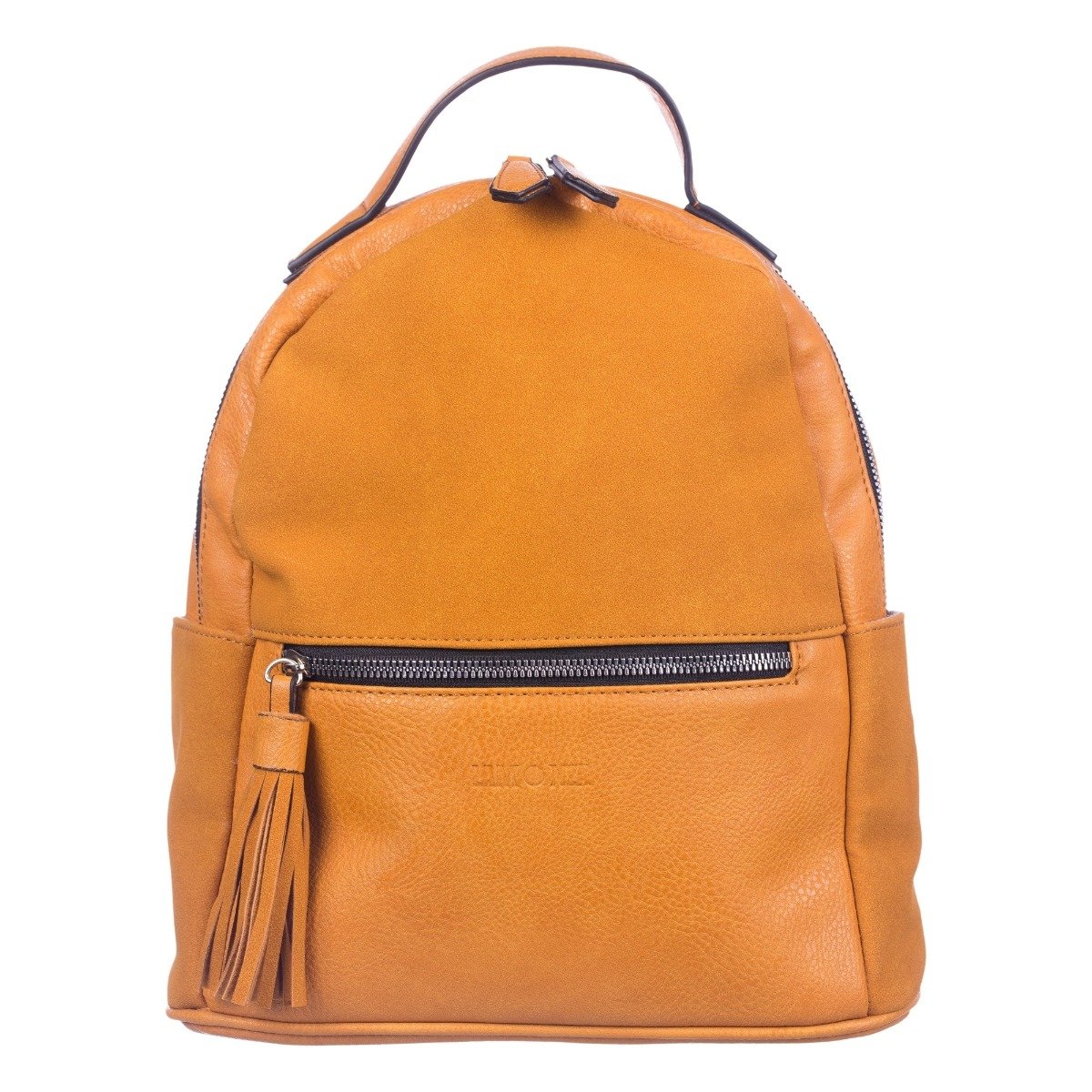 Rucsac dama Lamonza Azalya, Galben, 30 cm