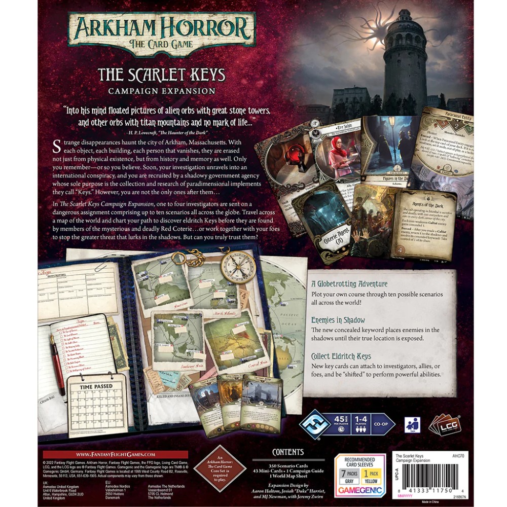 Arkham Horror The Card Game - The Scarlet Keys Campaign Expansion - imagine 3