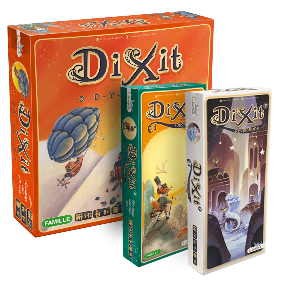 Pachet Dixit Odyssey + 2 Extensii