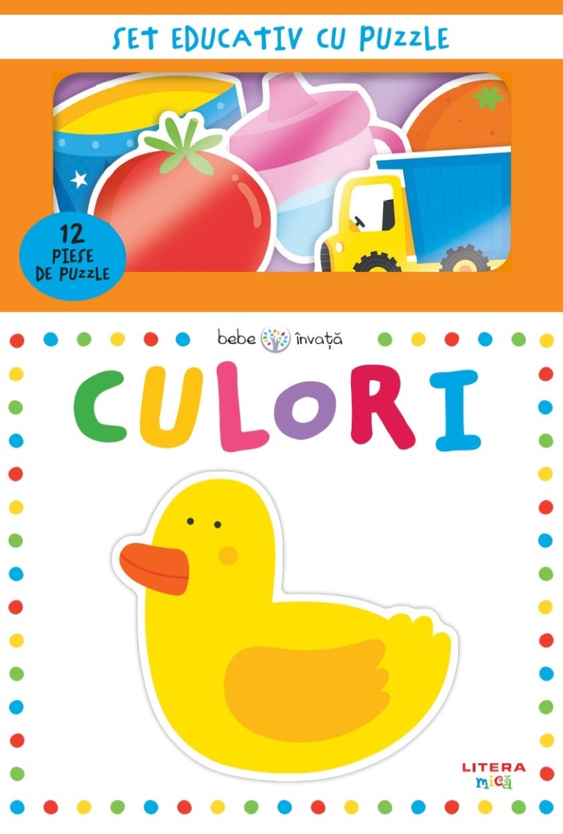 Bebe invata. Culori. Set educativ cu puzzle