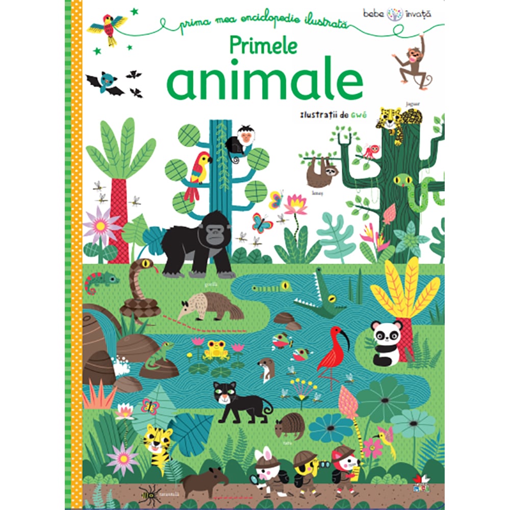Carte Editura Litera, Bebe invata. Prima mea enciclopedie ilustrata. Primele animale