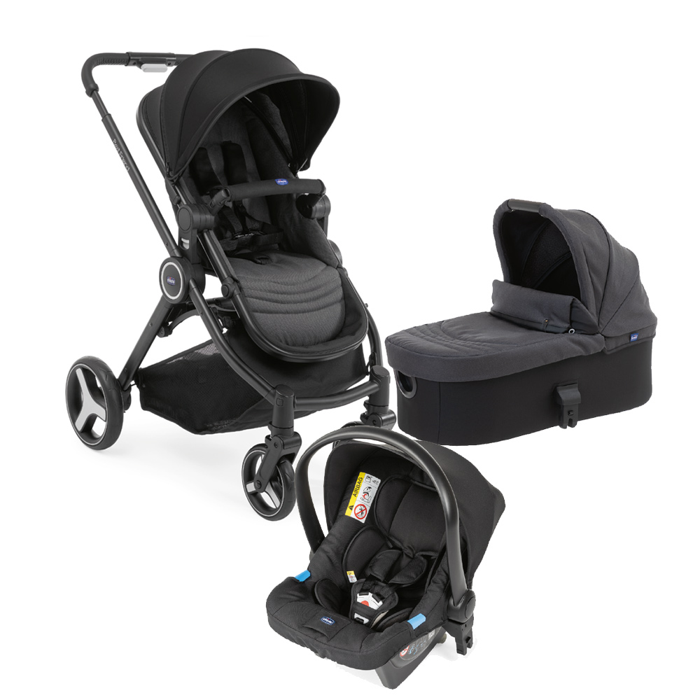 Carucior copii trio Chicco Best Friend Plus Light, PirateBlack (Negru), 0luni+