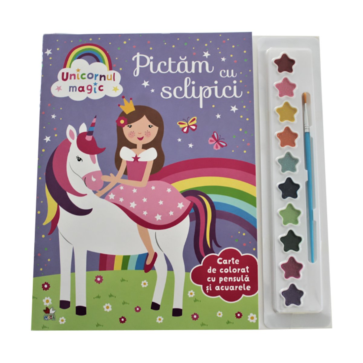 Carte Editura Litera, Pictam cu sclipici, Unicornul Magic