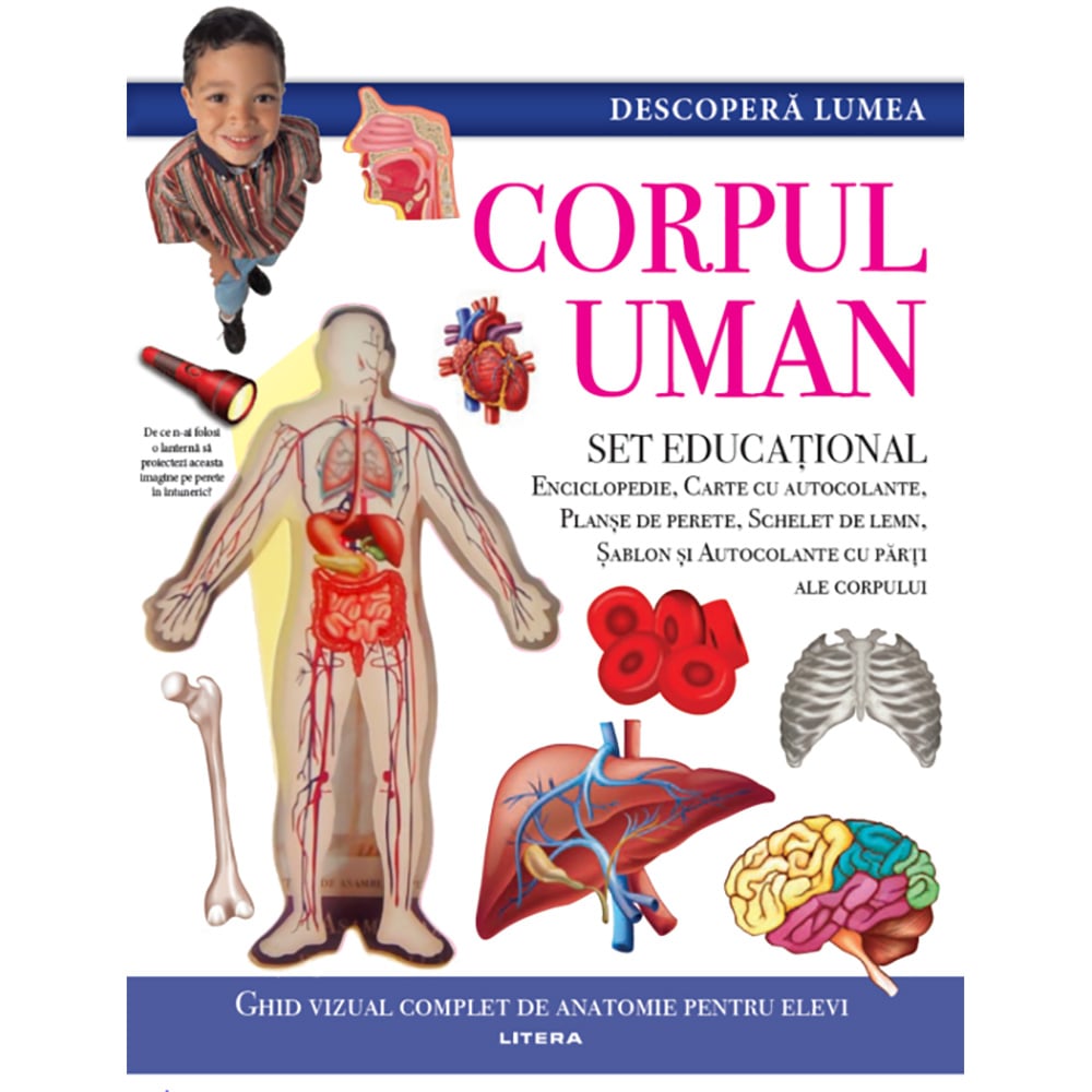 Carte Editura Litera, Descopera Lumea, Corpul uman