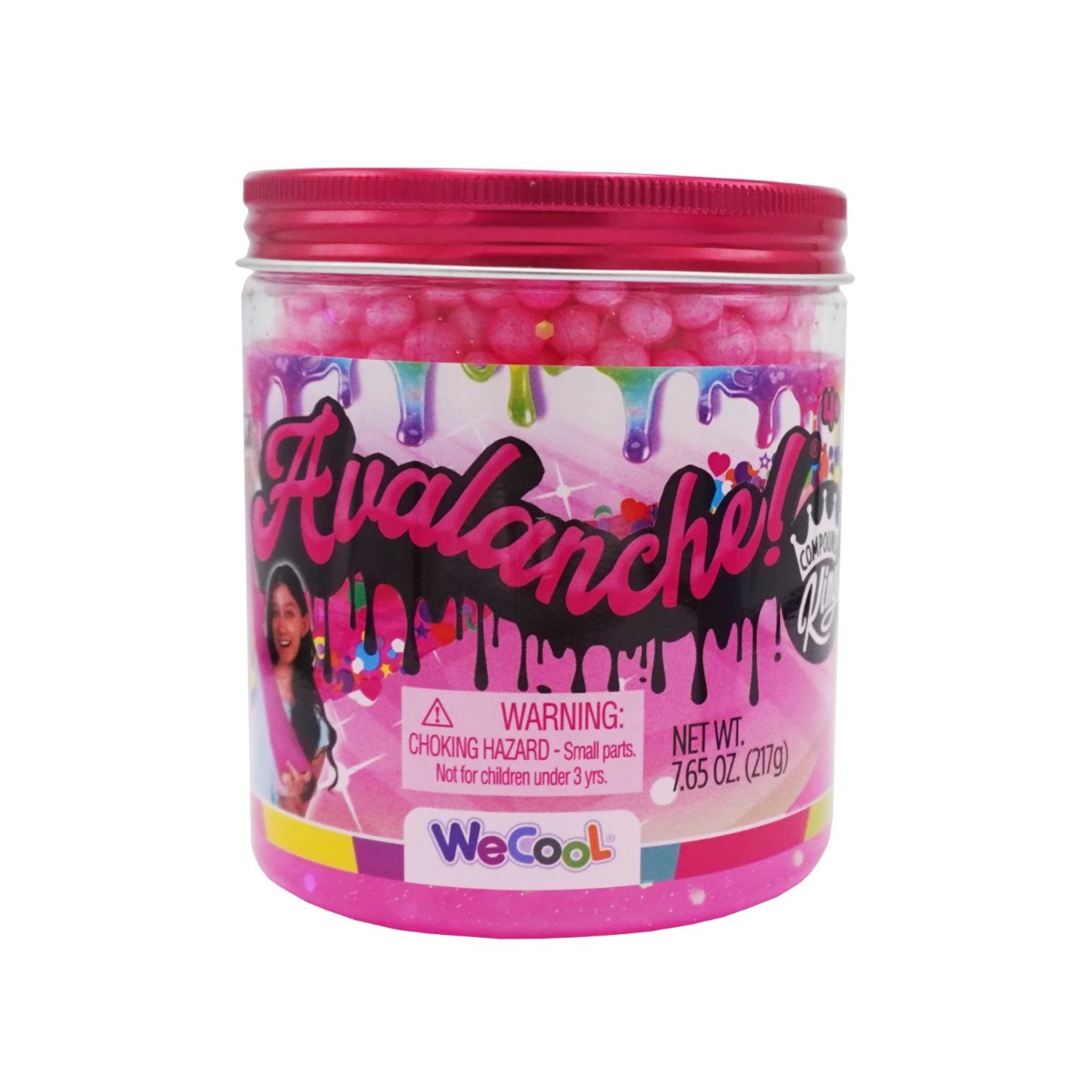 Slime parfumat, Compound Kings, Avalanche Jar, Roz, 217 g