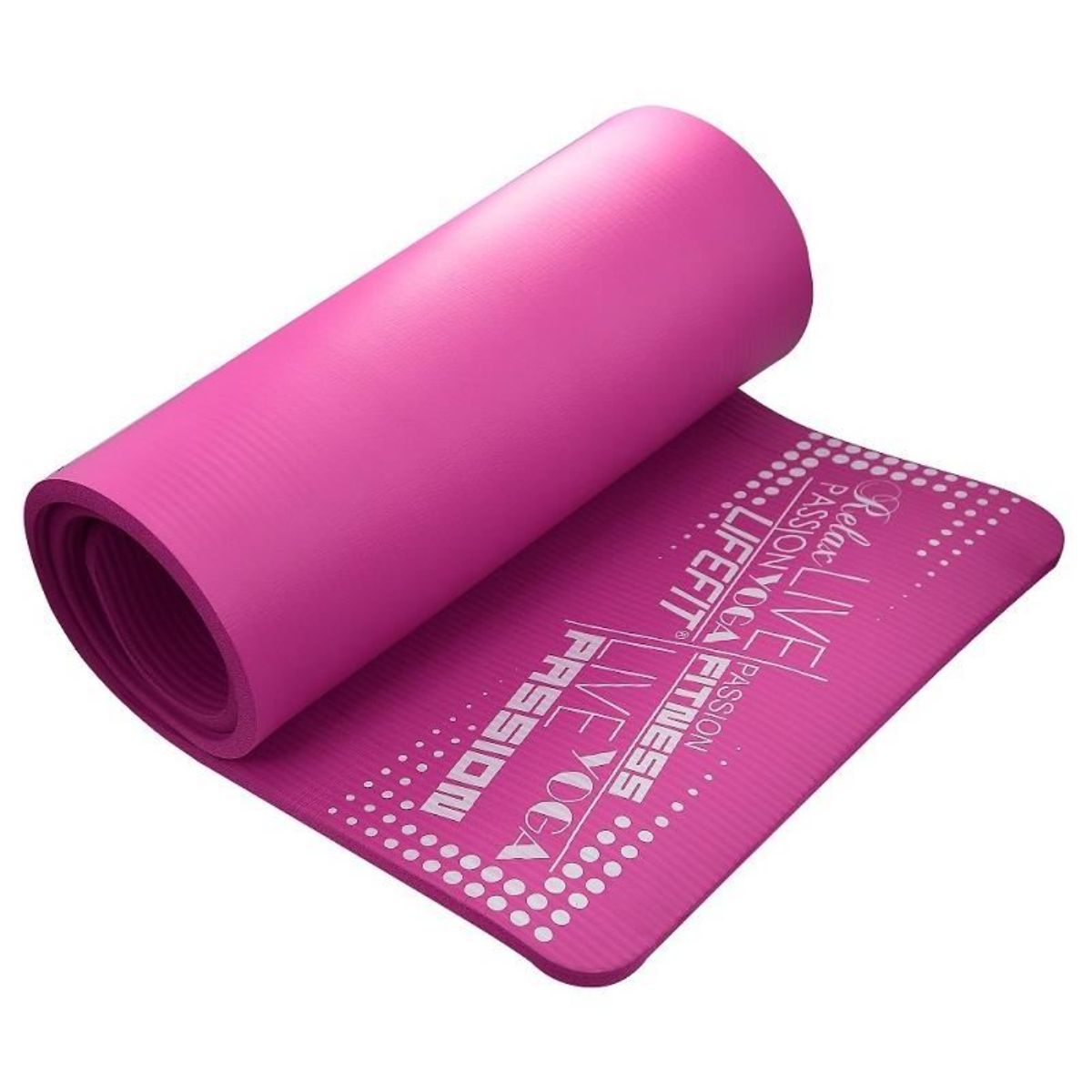 Covoras yoga Exclusive Plus DHS, Bordo, 180 cm