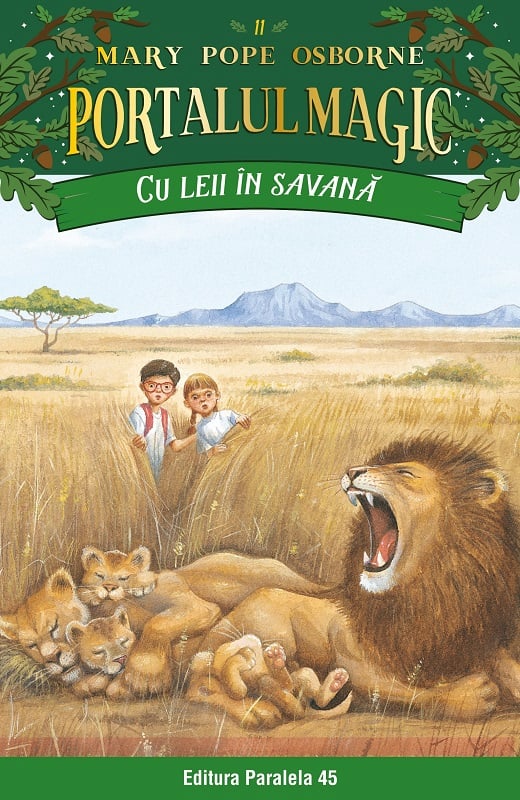 Cu leii in savana. Portalul magic nr. 11, Mary Pope Osborne