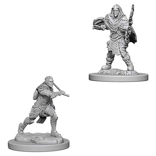 D&D Unpainted Miniatures: Male Elf Fighter