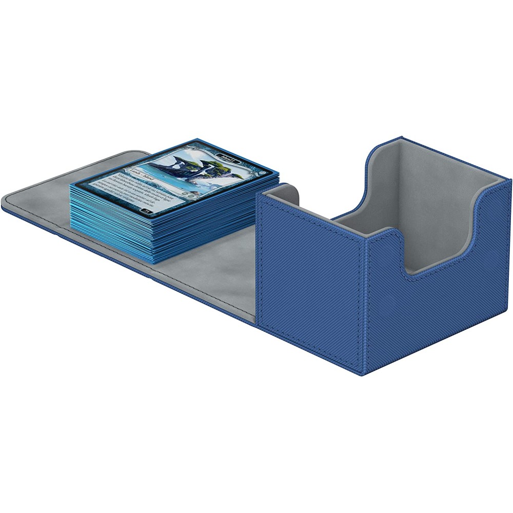 Deck Box Ultimate Guard SideWinder 100+ Standard Size XenoSkin Albastru - imagine 4