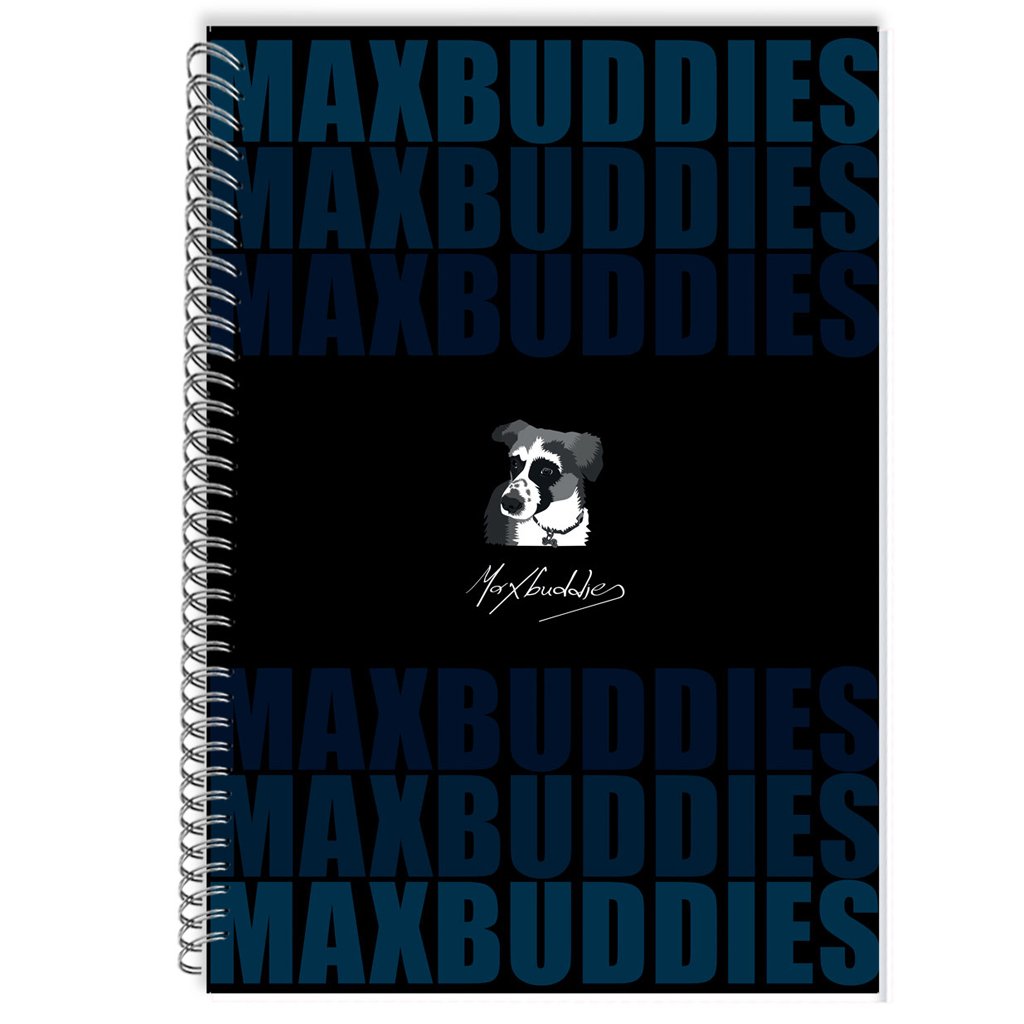 Caiet dictando cu spirala Max Buddies A4, 64 file