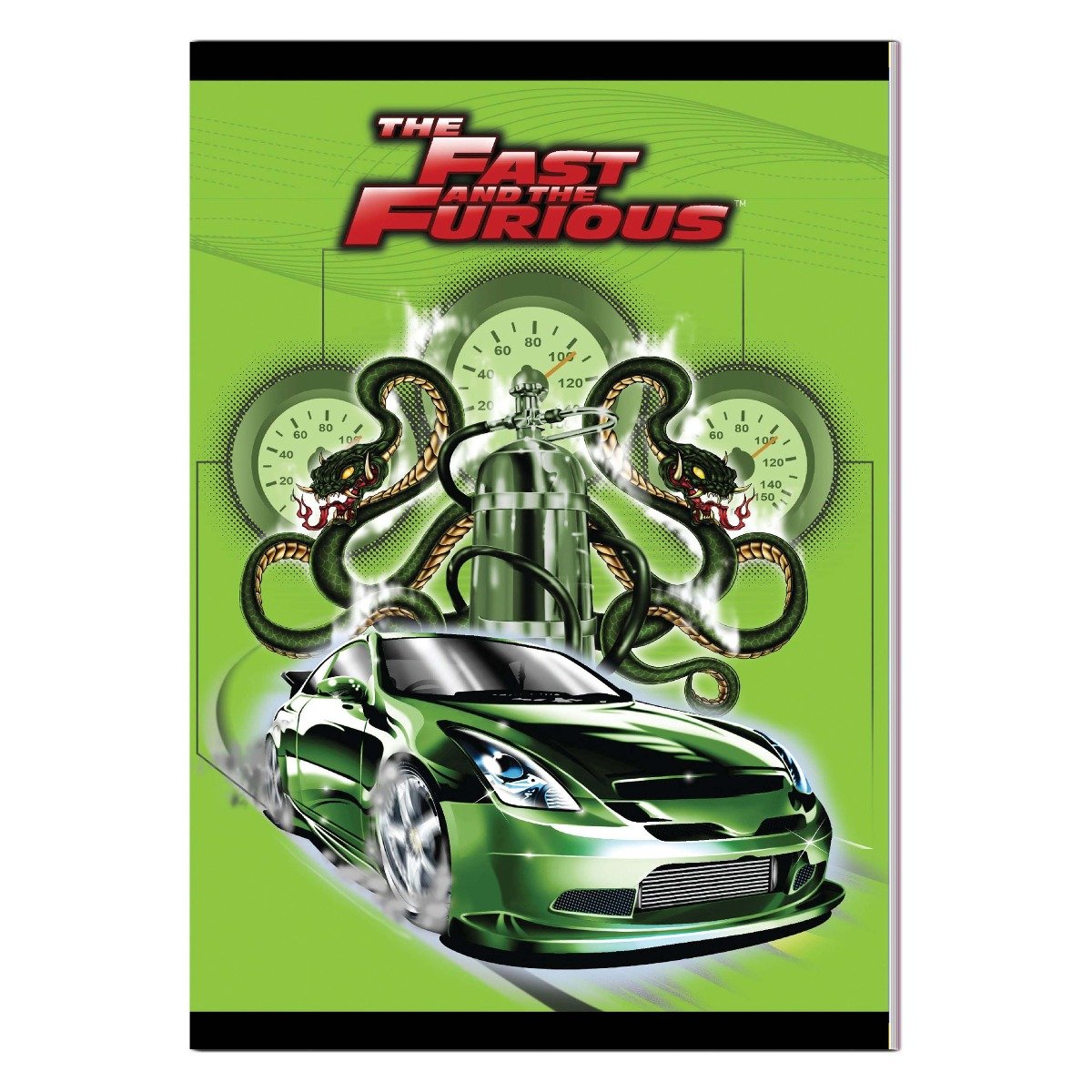 Caiet dictando cu spirala Must Fast and Furious, 17 x 24 cm