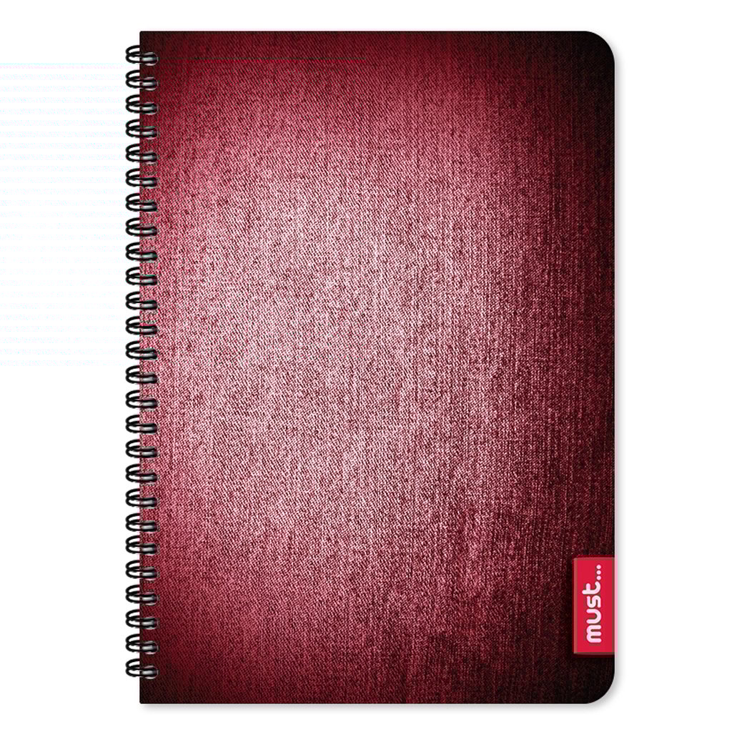 Caiet dictando cu spirala Must, 17 x 25 cm