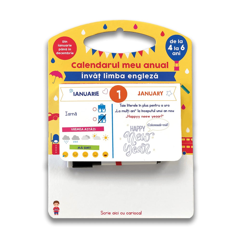 Carte Editura DPH, Invat limba engleza, Calendar, Sandra Sarah Krief