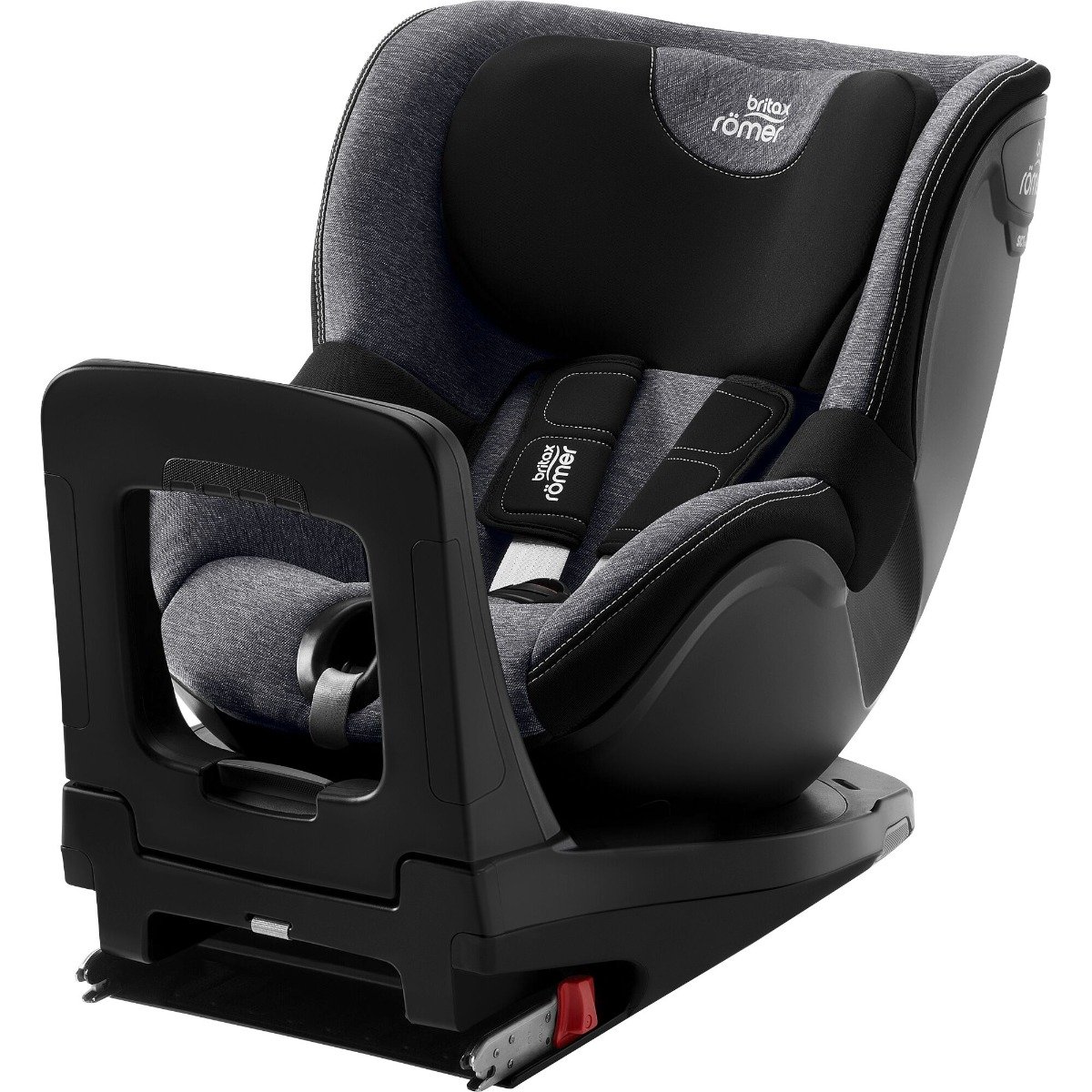 Scaun auto cu Isofix Britax Romer Dualfix M i-Size, Rotativ, 61-105 cm, Graphite Marble