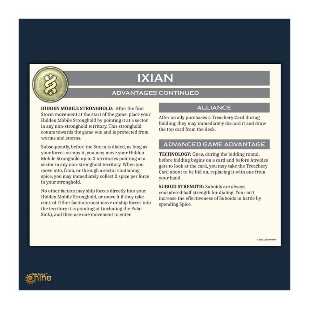 Dune Ixians & Tleilaxu House Expansion - imagine 4