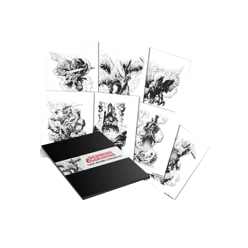 Dungeons & Dragons Lithograph Set