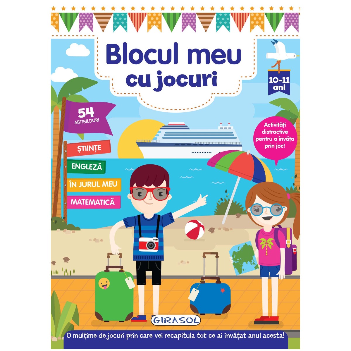 Blocul meu cu jocuri Girasol, 10-11 ani