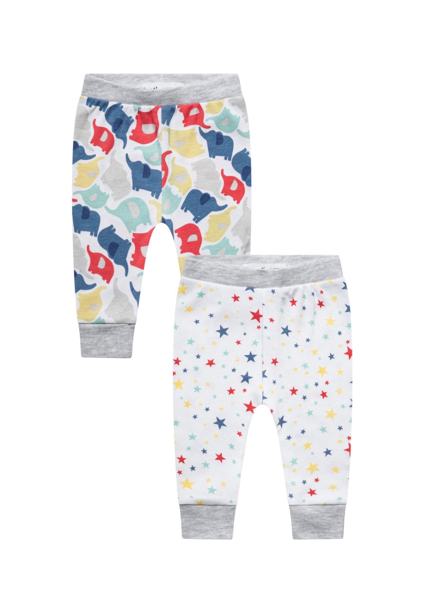 Set colanti cu talie elastica si imprimeuri Minoti, Eley, Multicolor