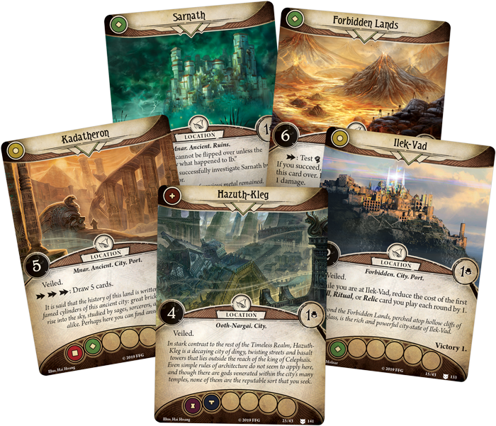 Expansiune Arkham Horror The Card Game The Search for Kadath - imagine 2