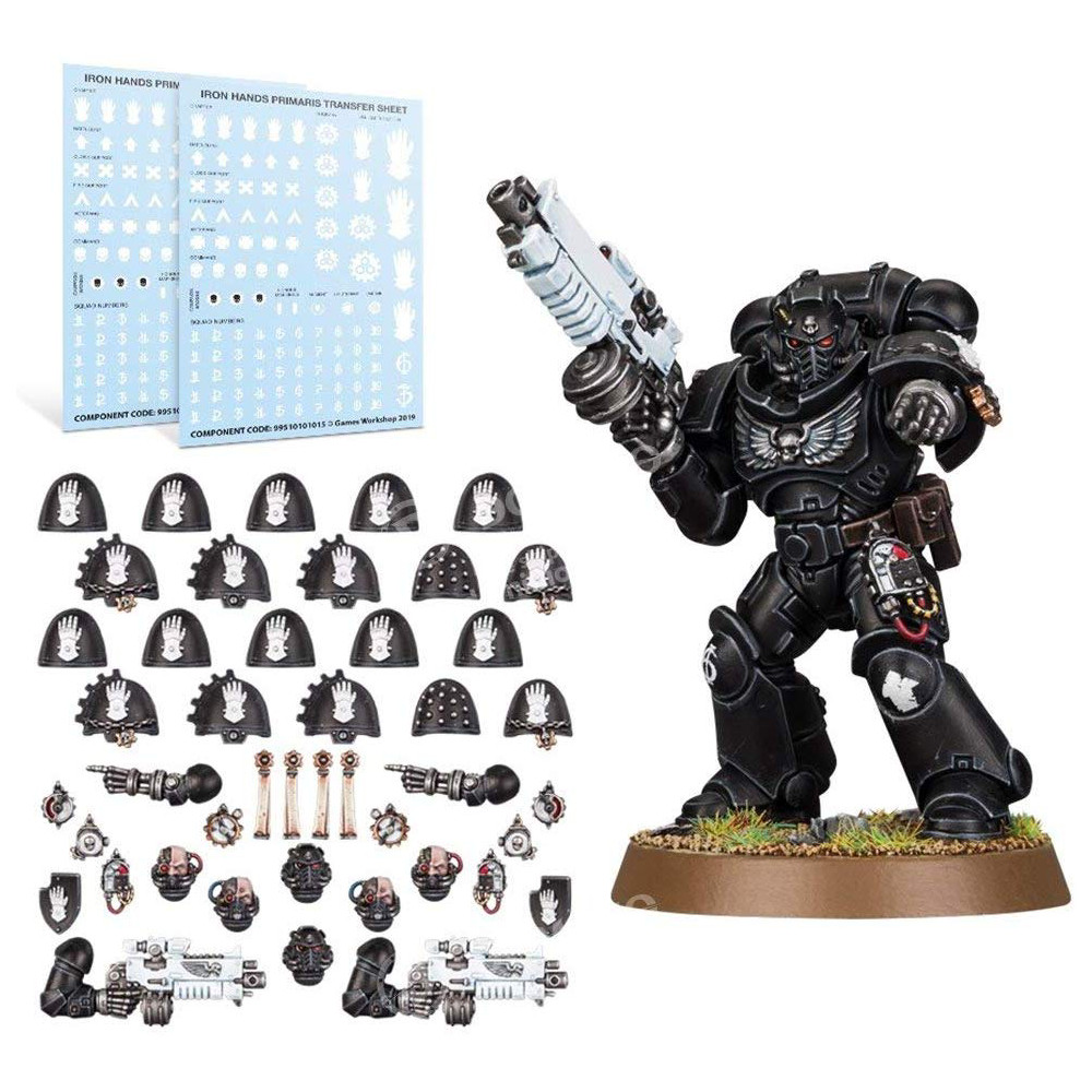 Expansiune Warhammer Citadel Iron Hands Primaris Upgrades and Transfers - imagine 2