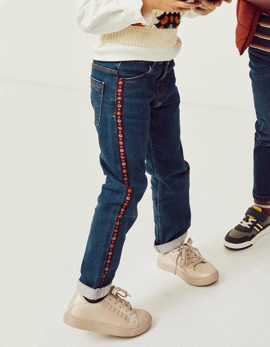 Pantaloni jeans, Flowers, Zippy